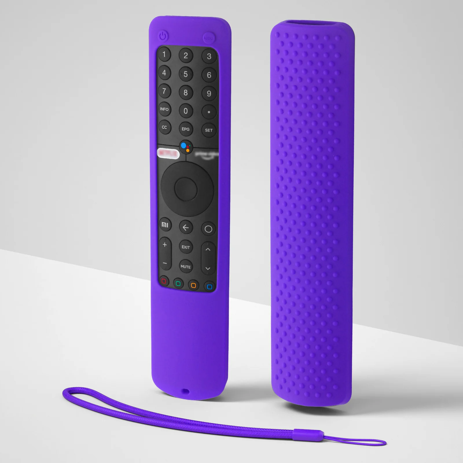

For Xiaomi TV XMPM-19 P1/P1E/Q1/Max 86/A2 mi box Silicone Remote Control Protective Cover Shock and Wear Resistant