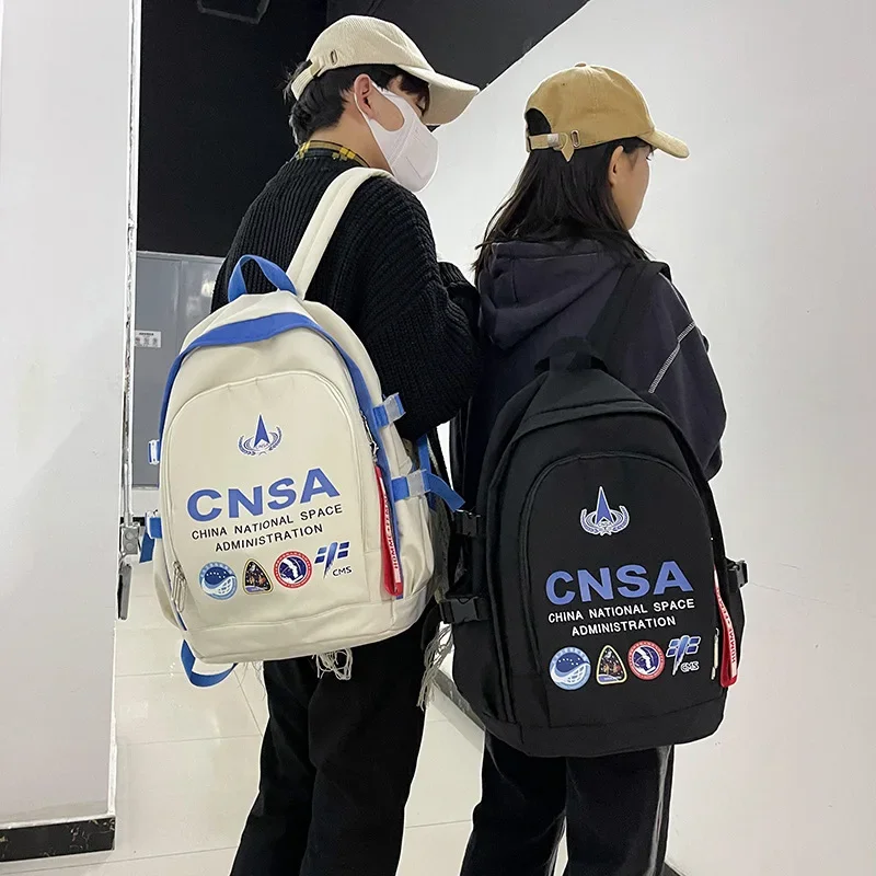 Backpack Male Travel Large Capacity High School Backpack Fashion Backpack Computer Bag College Student Couple Trendy Bag
