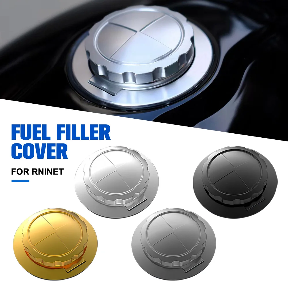 FOR BMW RNINET Motorcycle Retro Oil Fuel Tank Cap Cover Keyless Guard Accessories R NINET Pure CNC Aluminium T6063-T6 nineT