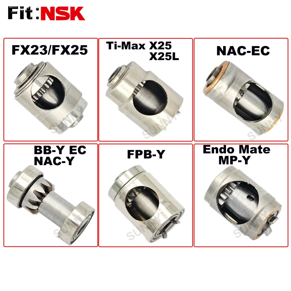 Dental Handpiece Cartridge Rotor Fit NSK Low Speed Handpiece Dentistry Accessories Various models