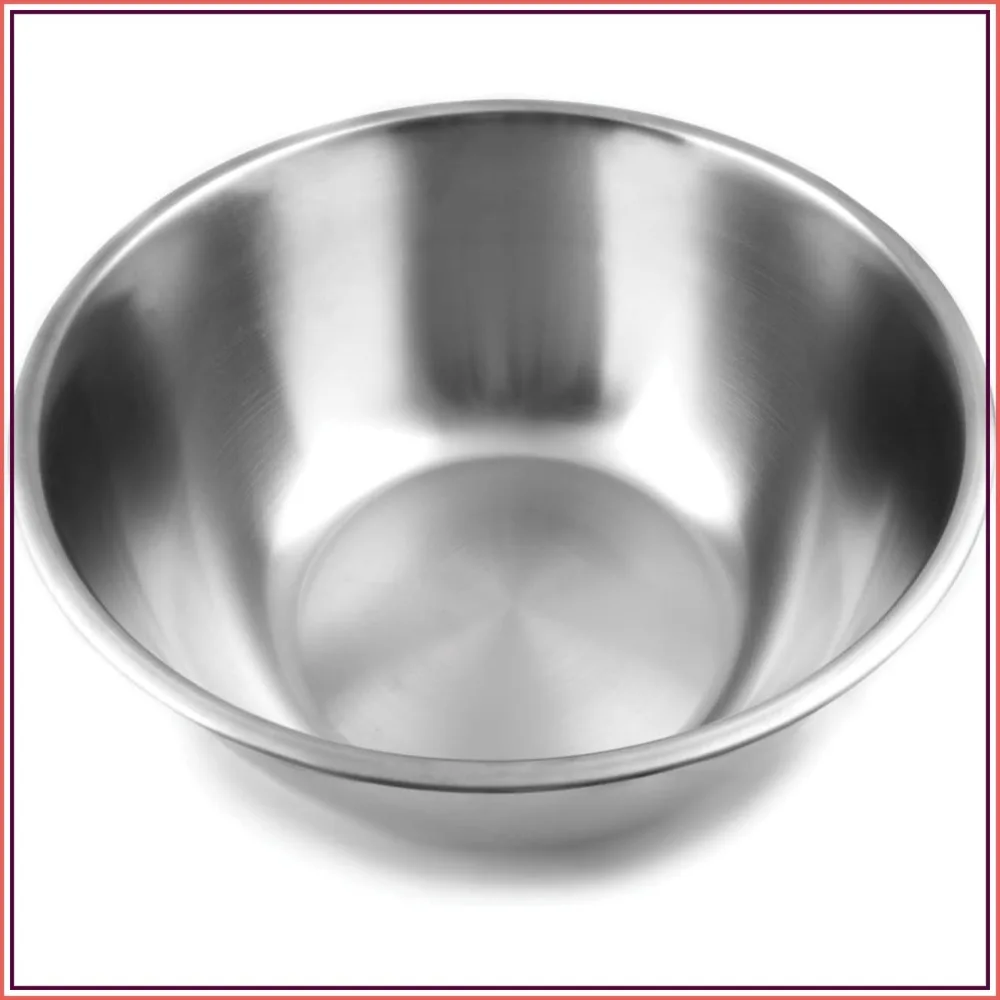 

Stainless Steel Mixing Bowl, 10.75 Quart Capacity Large Metal Bowl