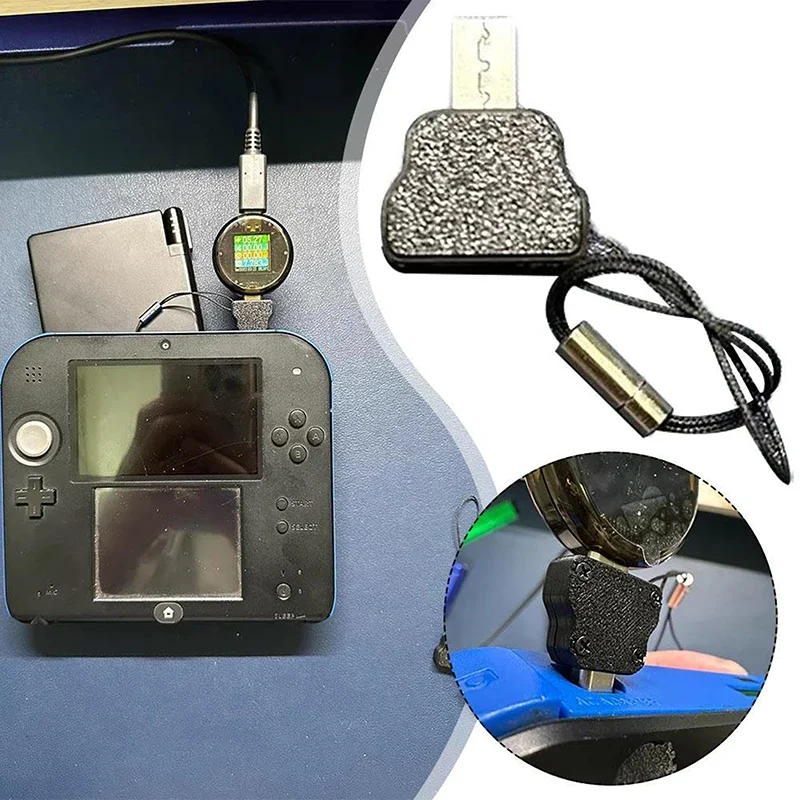 محول طاقة Ndsi/2ds/3ds، النوع C، متعدد المتوافق من A إلى C/C إلى C، سهل الحمل مع فتحات الحبل