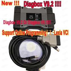 V9.2 Lexia VCI For Citroen Peugeot Car Diagnostic Tool Optional Diagbox V9.2 9.150 Support Online Coding Surpass Lexia3 PP2000