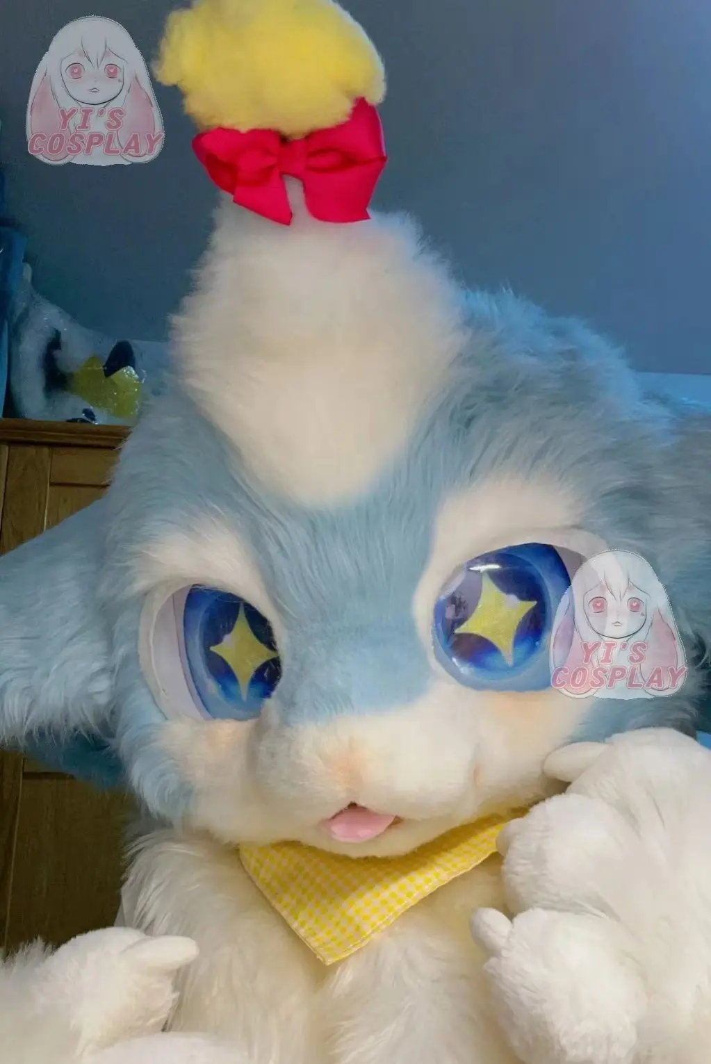 Yis تأثيري اليدوية كيمونو Fursuit رئيس مخصص فروي رئيس Kigurumi رئيس تأثيري سماعات الوحش مخصص Fursuit كيمونو رئيس