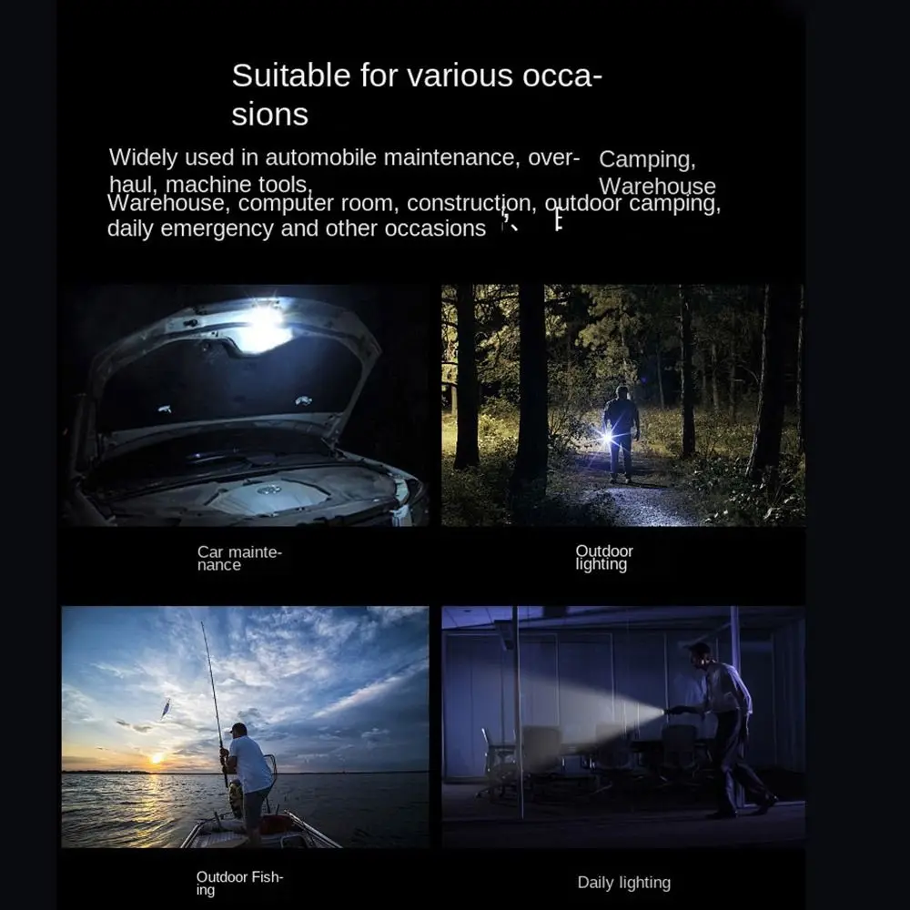 Mini Super Bright Flashlight Explosive Flash Waterproof Small Torch Three Eyes LED Hat Clip Light Fishing