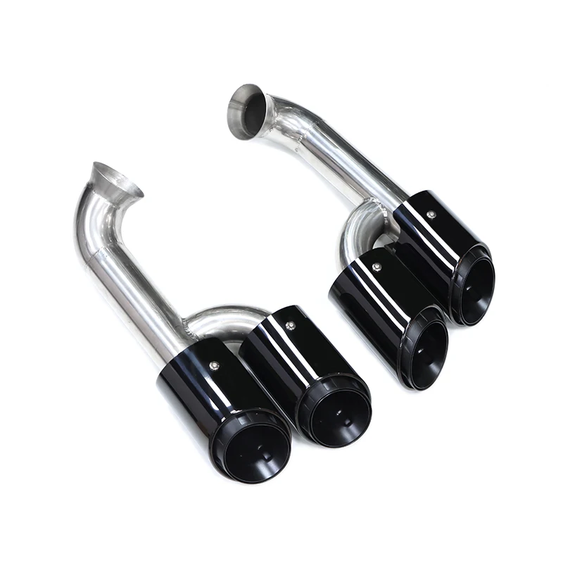 2pcs/lot Quad Exhaust Tip For Porsche Cayenne 957 2007-2010 Muffler Tip Tailpipe Exhaust System Nozzle