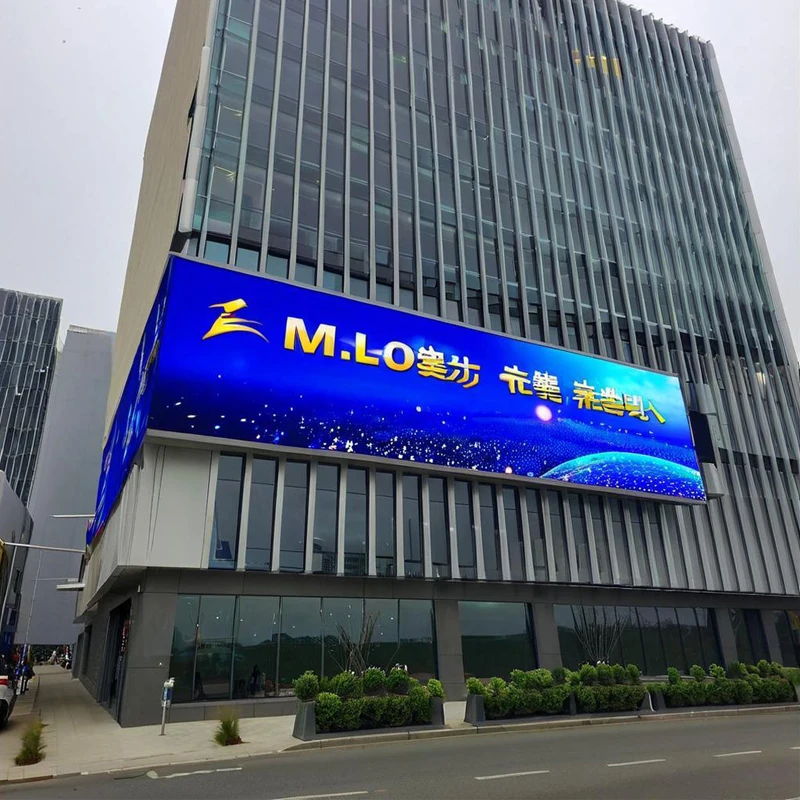 Waterproof Custom LED Displays Customized Fixed Giant Big Outdoor Waterproof Screen Display Advertising ScreenChip On BoardTrans