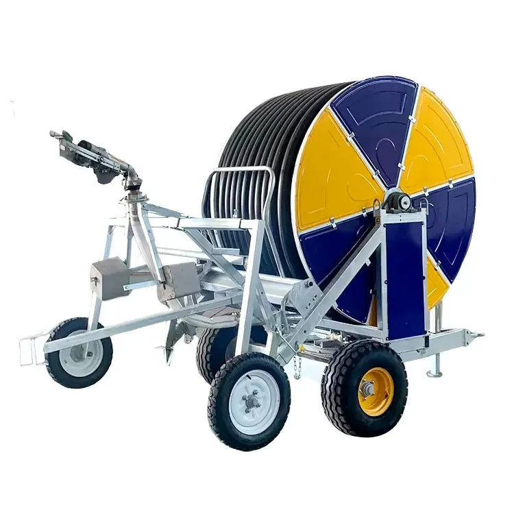 Hot Farm irrigation sprinkler  mobile rain  Reel For tractors sprinkler travelling irrigation machine for Lawn