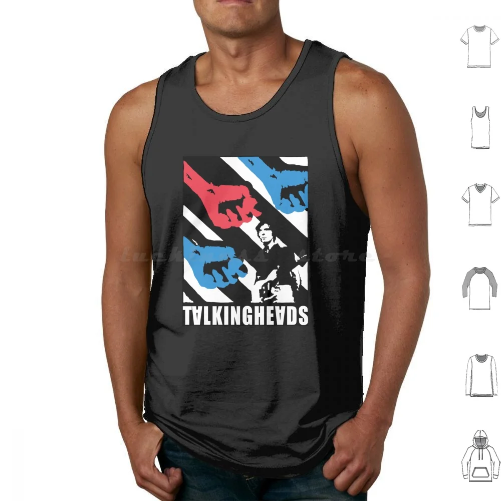 Talking Heads Tank Tops Print Cotton Talking Heads Band Music 90s 80s Vintage Punk Heads Talking