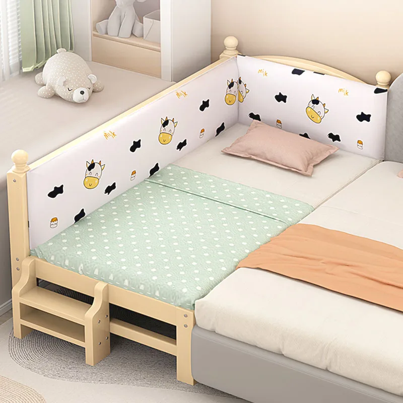 Railing Wood Sleeping Beds Children Safety Girls Modern Luxury Kids Beds Boys Fashion Platform Beliche Infantil Furniture