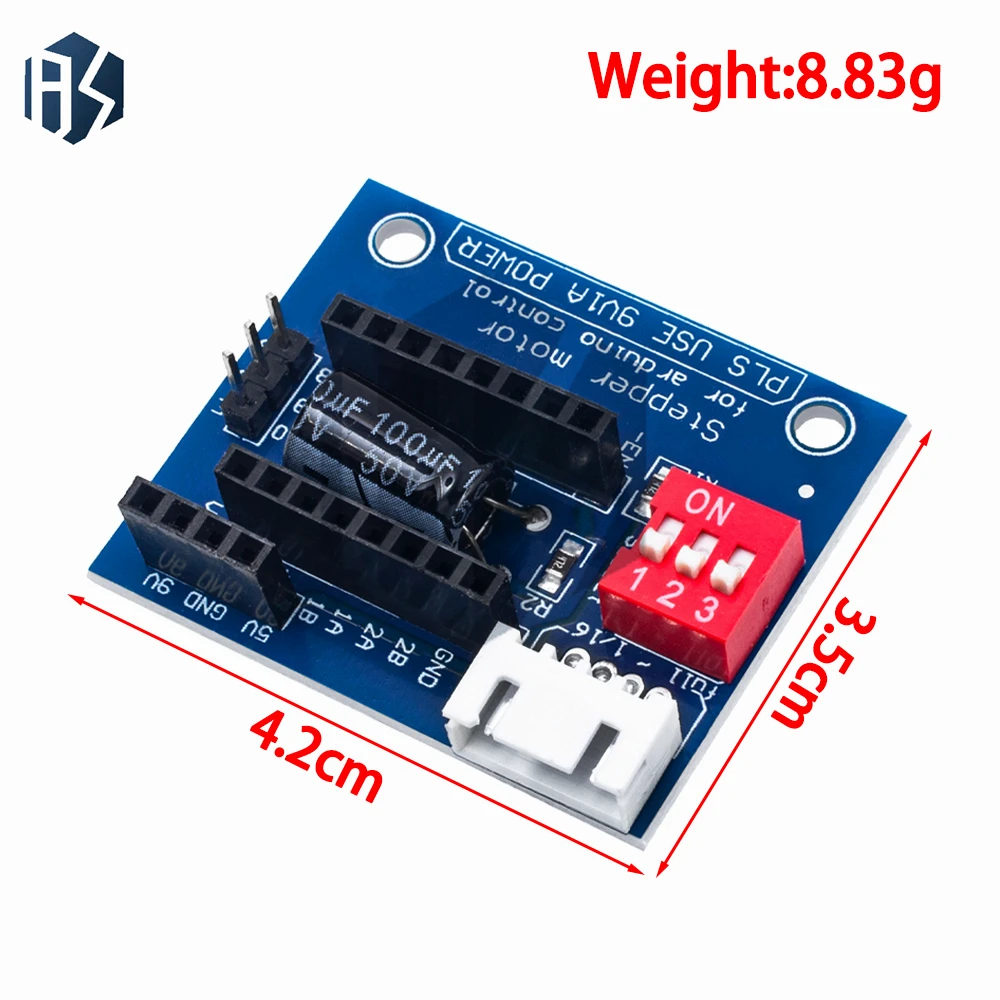 3D Printer Accessory: Reprap-Compatible DRV8825/A4988 Stepper Motor Driver Module with Heatsink for Ramps 1.4 and Arduino