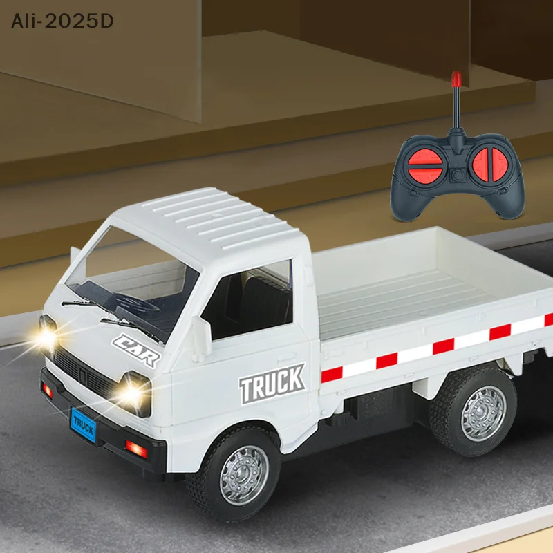 

(Ali-2025D）1:16 RC CAR Simulation Drift Climbing Truck LED Light Haul Cargo Remote Control Electric Toys For Children