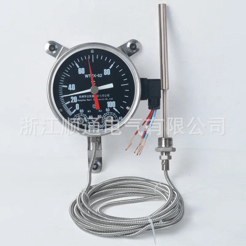 Oil Level Thermometer Transformer Oil Level Temperature Controller WTZK-02 Pressure-Type Temperature Controller