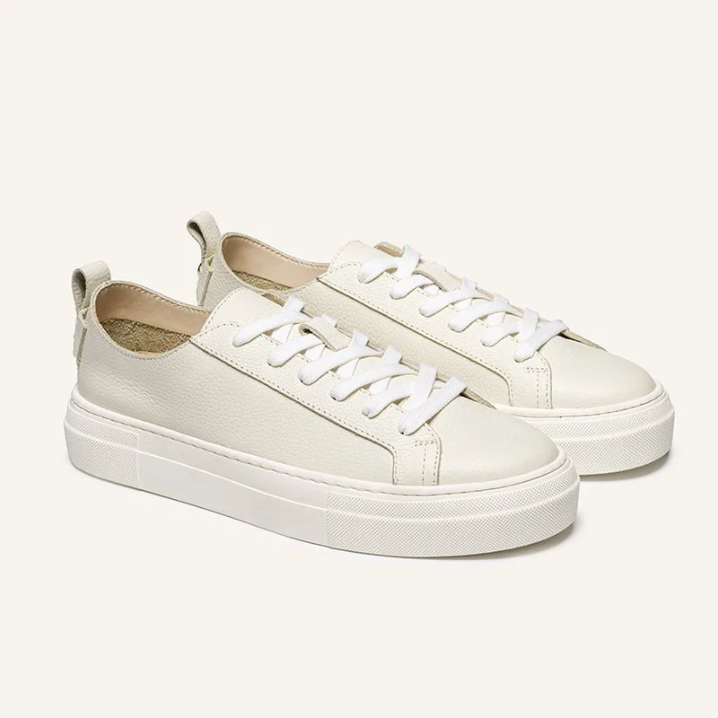 2024 Summer New Little White Shoes Genuine Leather Flat Bottom Sports  Versatile Single Shoes women Casual Board Shoes sneakers