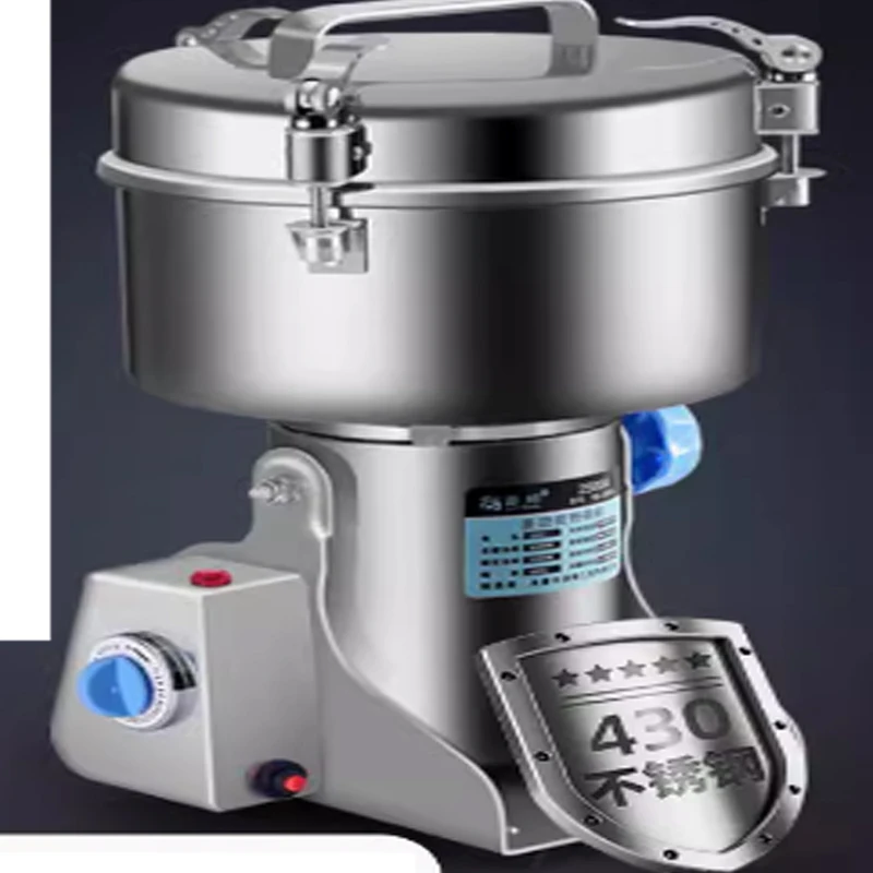 2500G Grinder Large-scale Crusher Hould Steel Mill Commercial Powder Machine Ultra-fine Grinding Machine Stainless Mill