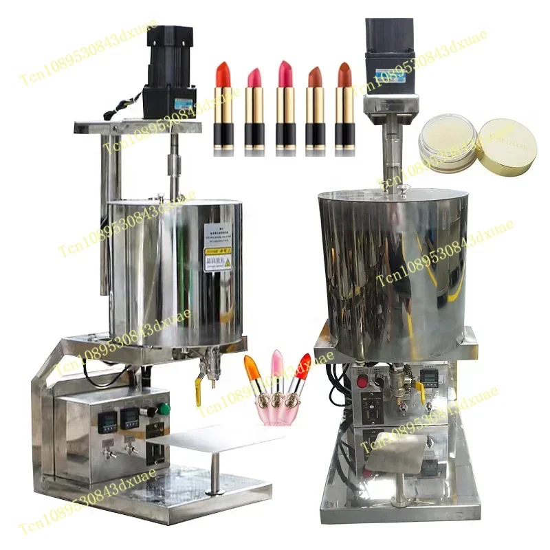 

Машина для смешивания, нагрева и розлива косметических кремов и горячих помад