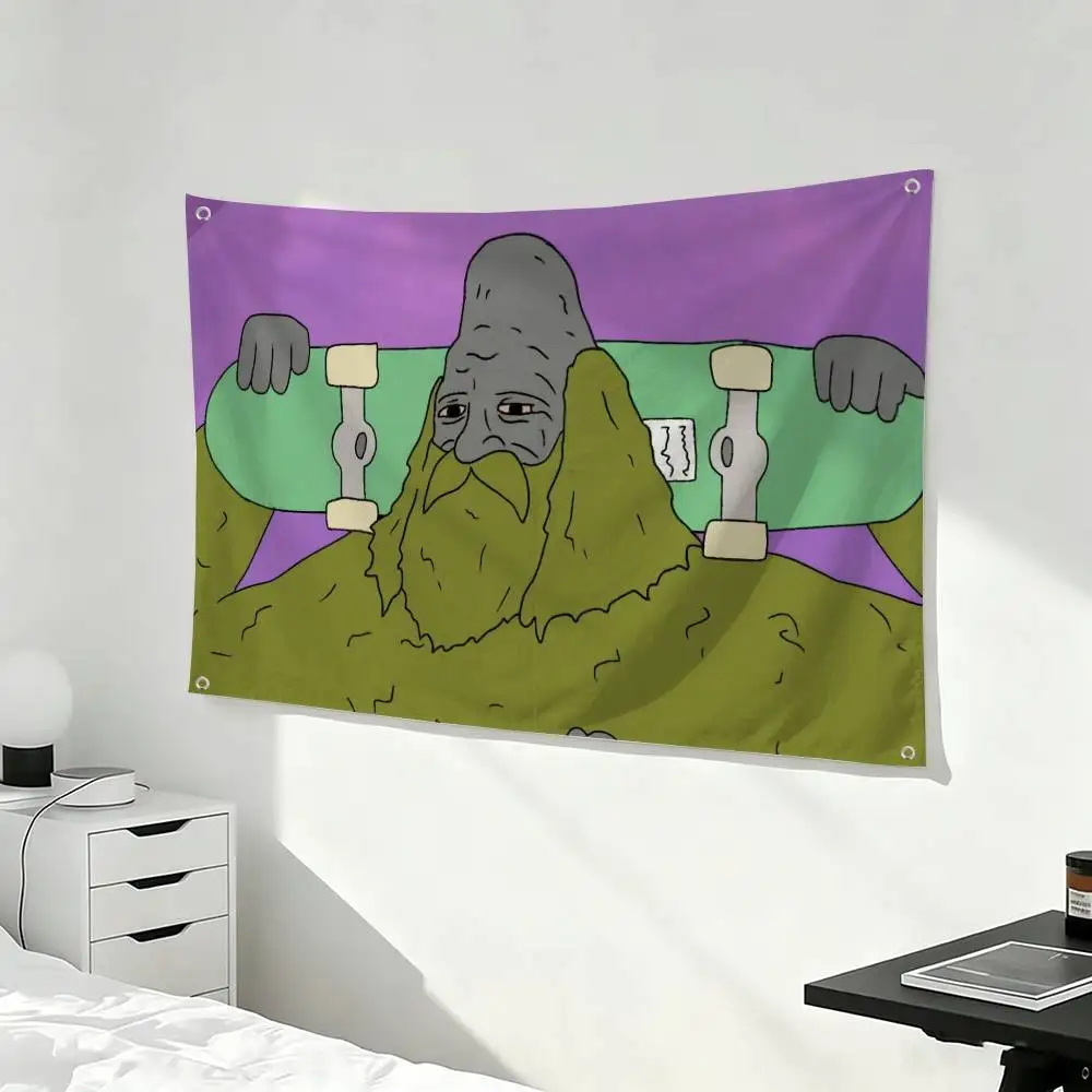 Sassy the Sasquatch  Flag Suitable For Party Club Outdoor Interior Wall Decoration Banner Fans Gift