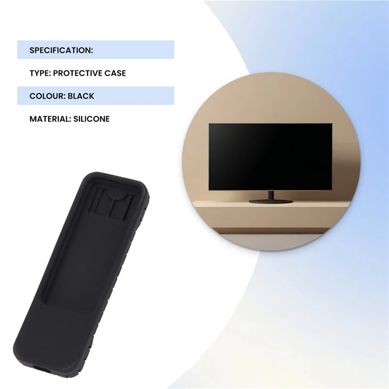 

Лучший силиконовый прочный мягкий чехол, водонепроницаемый защитный чехол, прямоугольный чехол для пульта дистанционного управления телевизором 4K