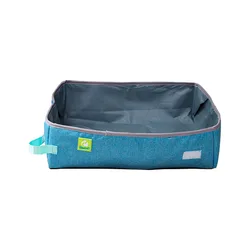 Portable  Cat Folding Travel Litter Box Dog Toilet Tray Folding Cat Litter Bedpan Waterproof Outdoor Foldable Cat Litter Box