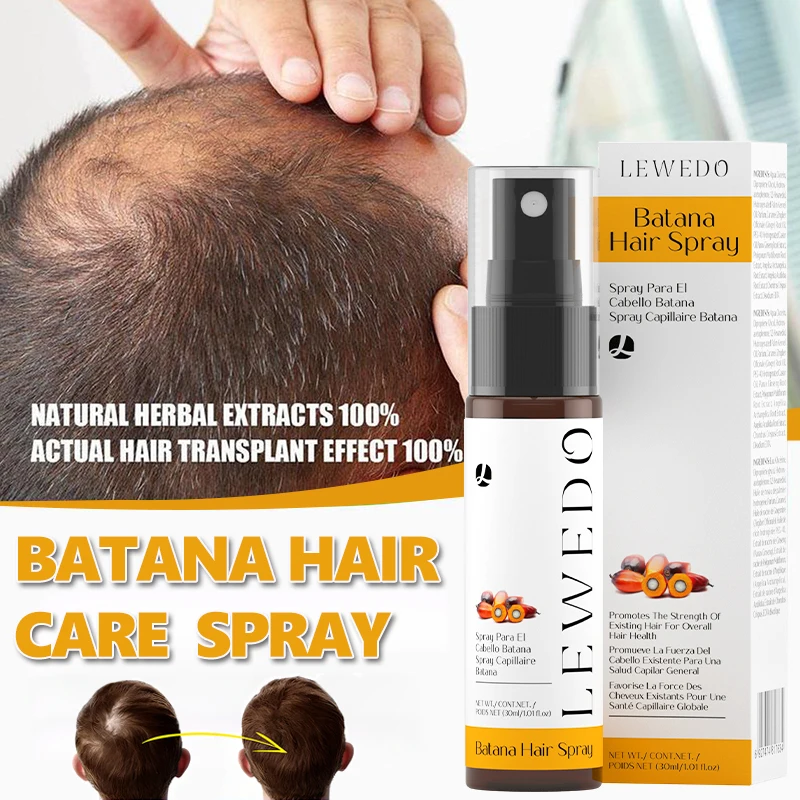 

Batana Hair Care Spray Hair Strengthen Thicken Oil Batana Anti Hair Loss Spray Craze Anti Break Hair Care Nourishing Essential