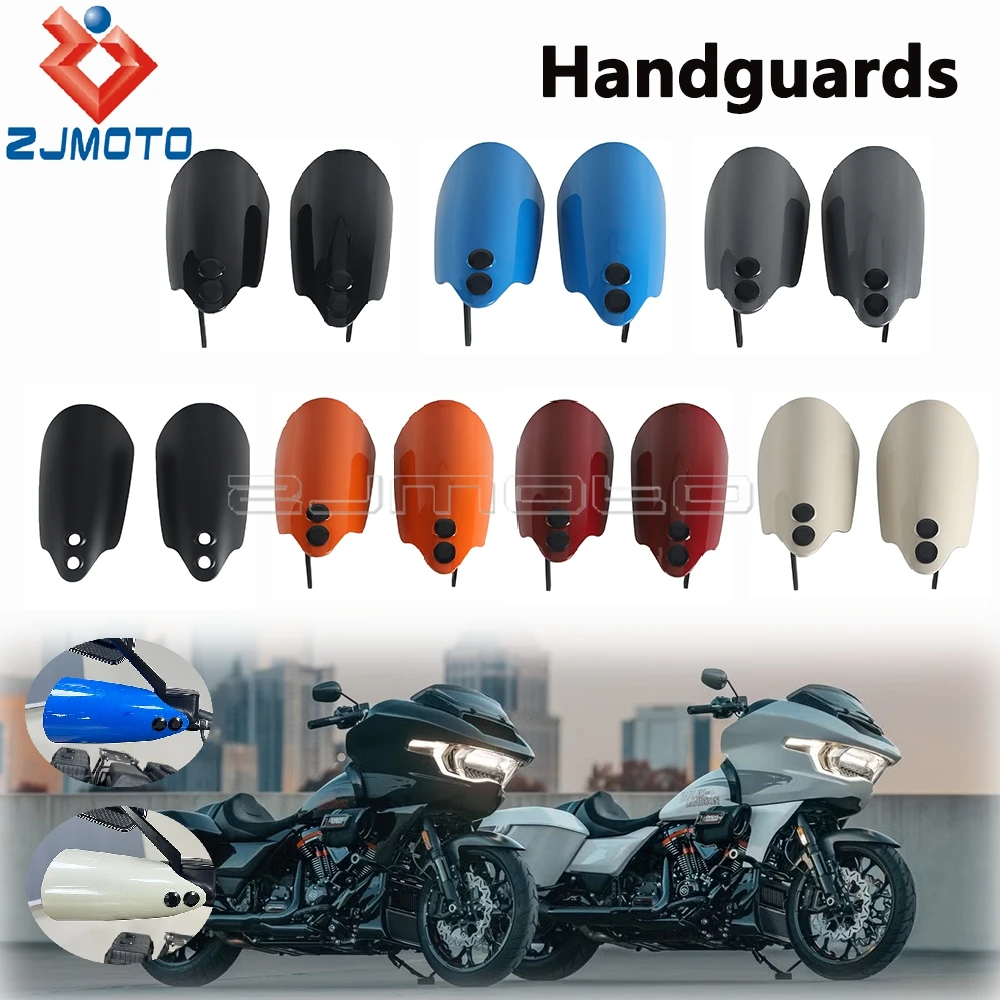 

Motorcycle Handle Bar Handguards Hand Shield Protector For Harley Touring Road Glide ST CVO FLTRXSTSE FLTRX FLTRXSE 2023-2025
