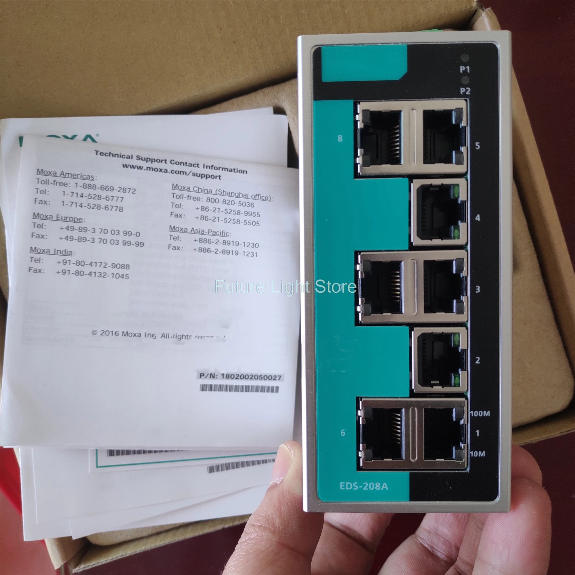 

EDS-208A Тайвань 8-портовый промышленный Ethernet-коммутатор