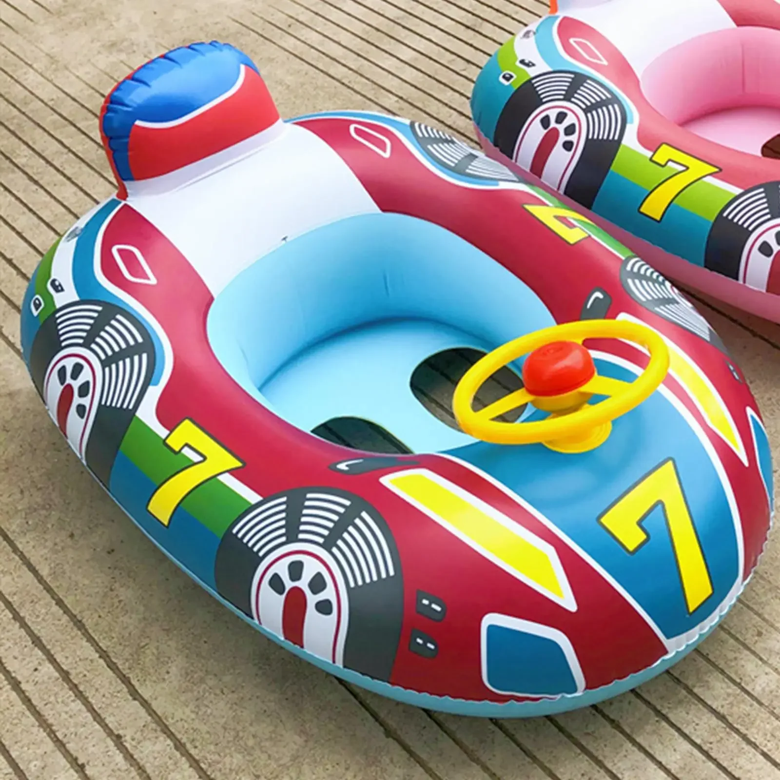 Inflatable Float Seat Baby Swimming Circle Toddler Swimming Ring Kid Child Swim Ring Accessories Water Fun Pool Beach Toys