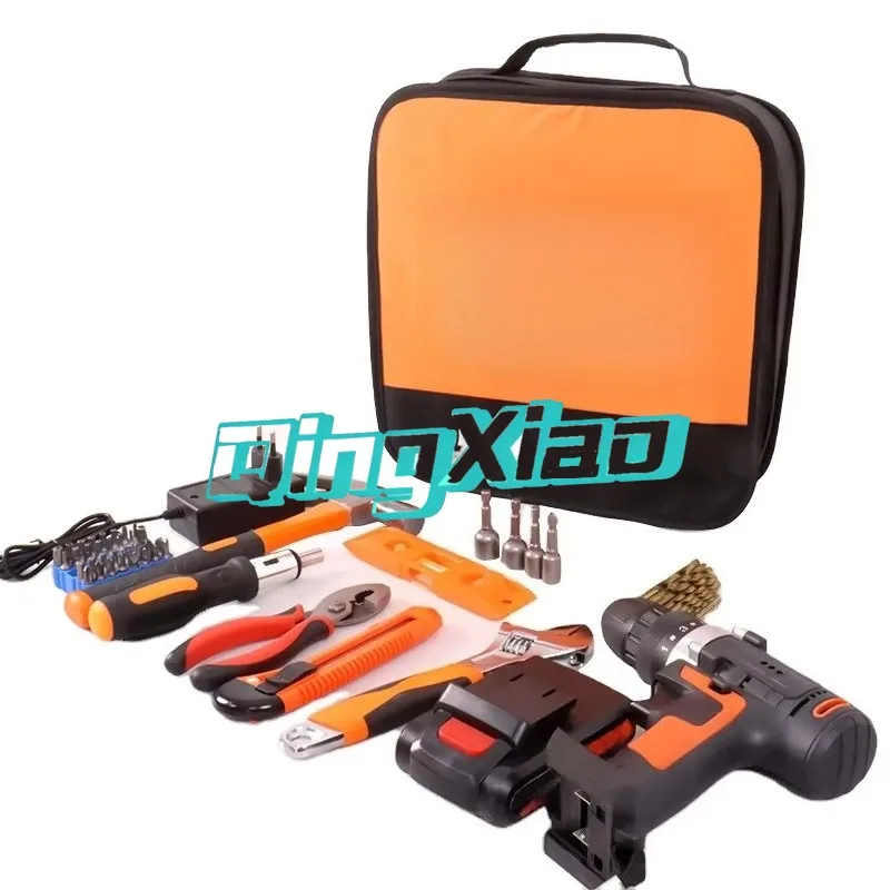 Portable Tool Bag Cordless Power Tool Combo Kits All In One Handheld Tool Sets For Electrician Work Wood Processing Daily Repair