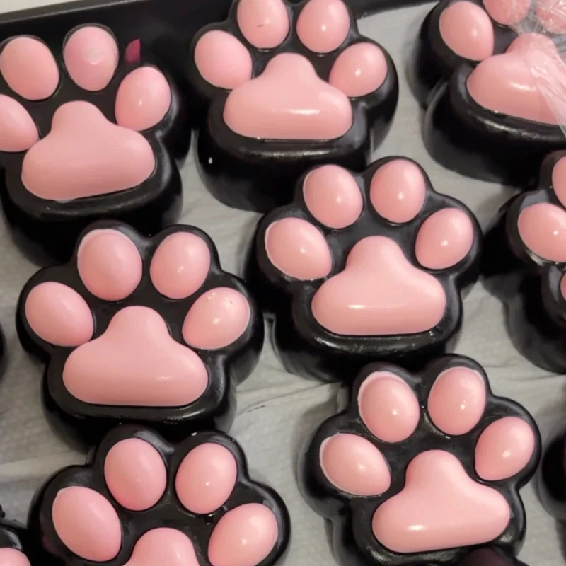 

Food Grade Silicone 250g Cat Paw Handmade Taba Squishy Toy
