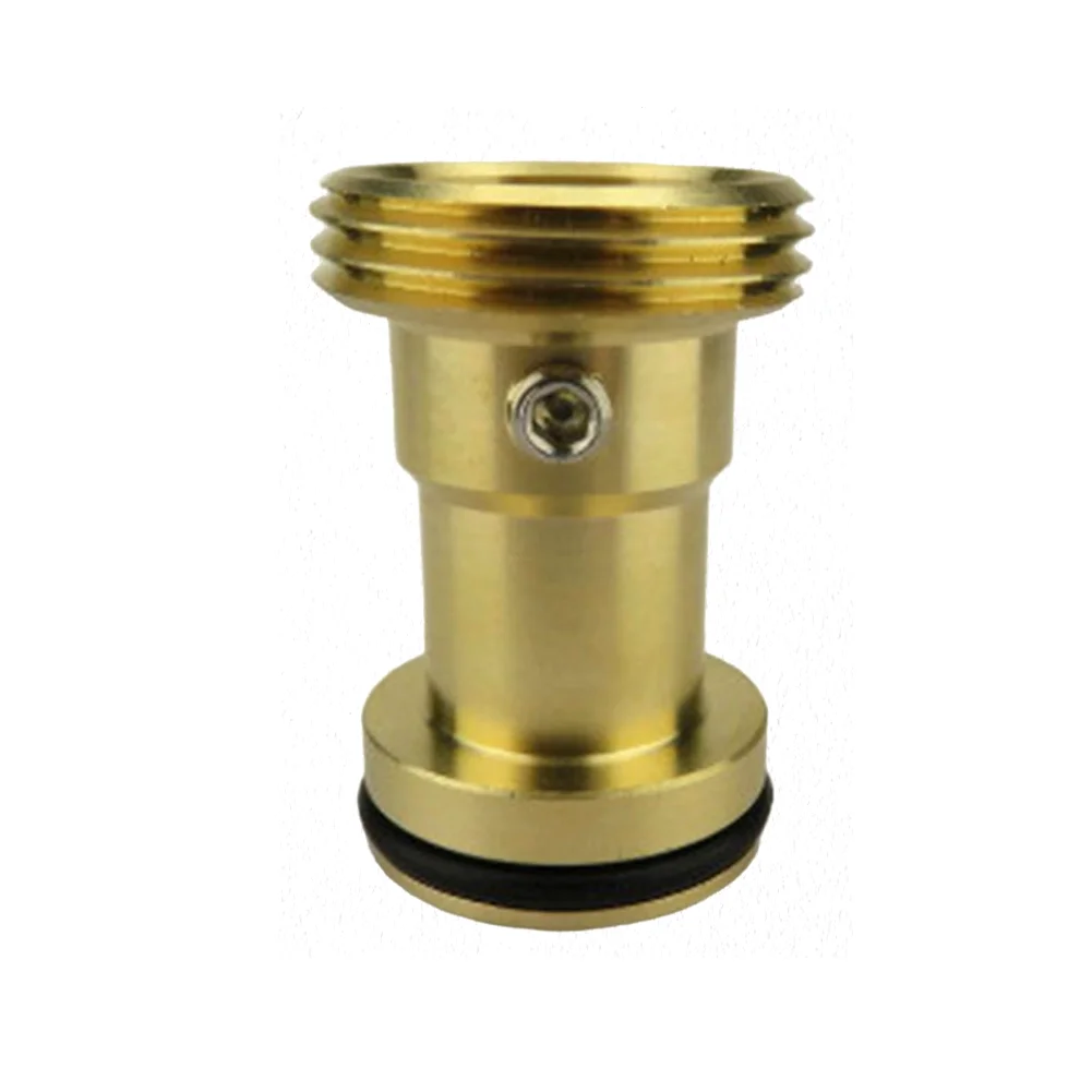 RP33794 Bathtub Faucet Nozzle Adapter for Sliding Diverter with For Smooth Swivel Function Gold Copper 1.25 1.79 Inches