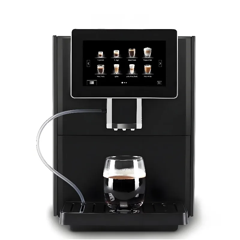 

High Quality 7-Inch Full Graphic Display Espresso Maker Automatic Cappuccino Latte Milk Foam Electric for Household Use