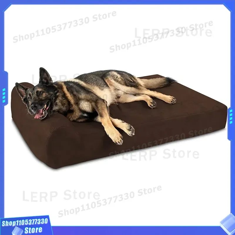 High Quality Velvet Rectangle Dog Car Seat Portable Pet Bed Anti-Collision Removable Cover Luxury Outdoor Travel Goods for
