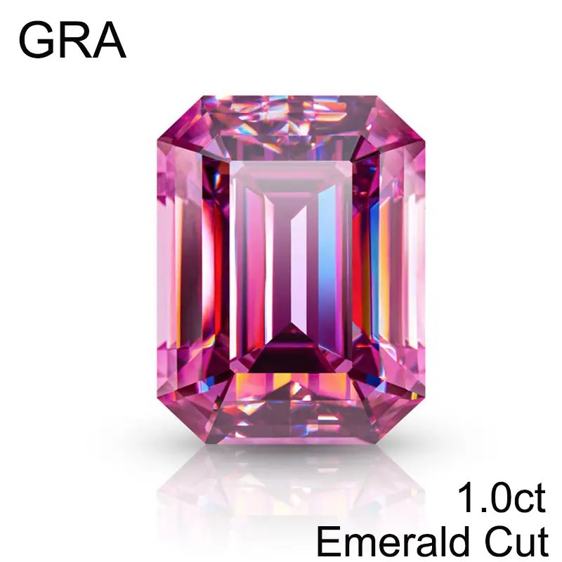 Pink Loose Moissanite 100% Real Lab Gemstone Stones For Women Jewelry Diamond Ring Material GRA Round/Pear/Emerald/Oval Cut - Image 29
