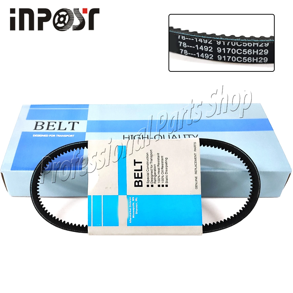 

78-1492 781492 Ремень водяного насоса для Thermo King TK 9170C56H29 781492 78 1492