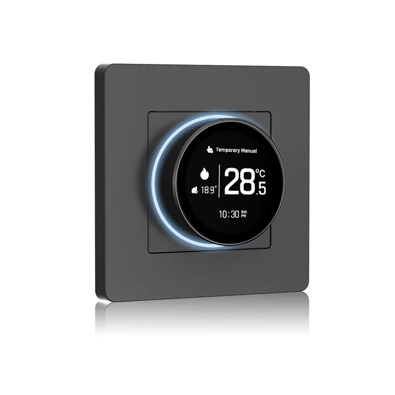 【المنتجات الأكثر مبيعًا】Tuya Zigbee Smart Knob Thermostat جهاز التحكم في درجة الحرارة للتدفئة الأرضية الكهربائية يعمل مع Alexa Google Home