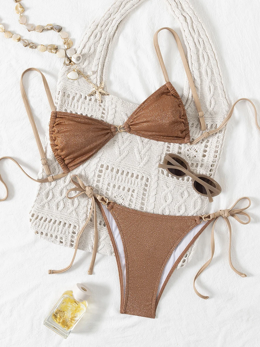 

Micro Bikini 2025 Women Swimsuit Push Up Swimwear Sexy Bikini Set Swimming Suit Bendeau Beachwear Brazilian Biquini Female
