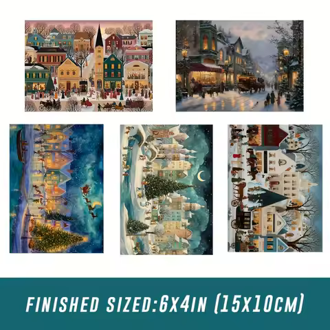 150pcs Mini Christmas Puzzle in Tube - Festive Holiday Gift Idea, Perfect Stocking Stuffer for Adults And Puzzle Lovers