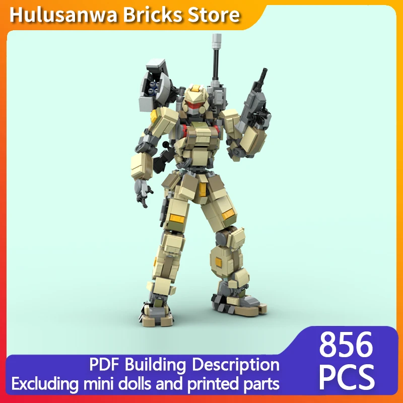 

Armored Combat Mecha Model MOC Building Bricks War Equipment Modular Technology Gifts Holiday Assemble Children Toys Suit