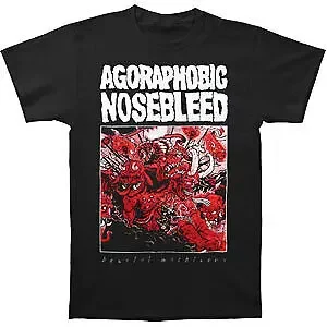 Men'S Agoraphobic Nosebleed Bestial T Shirt Medium Black