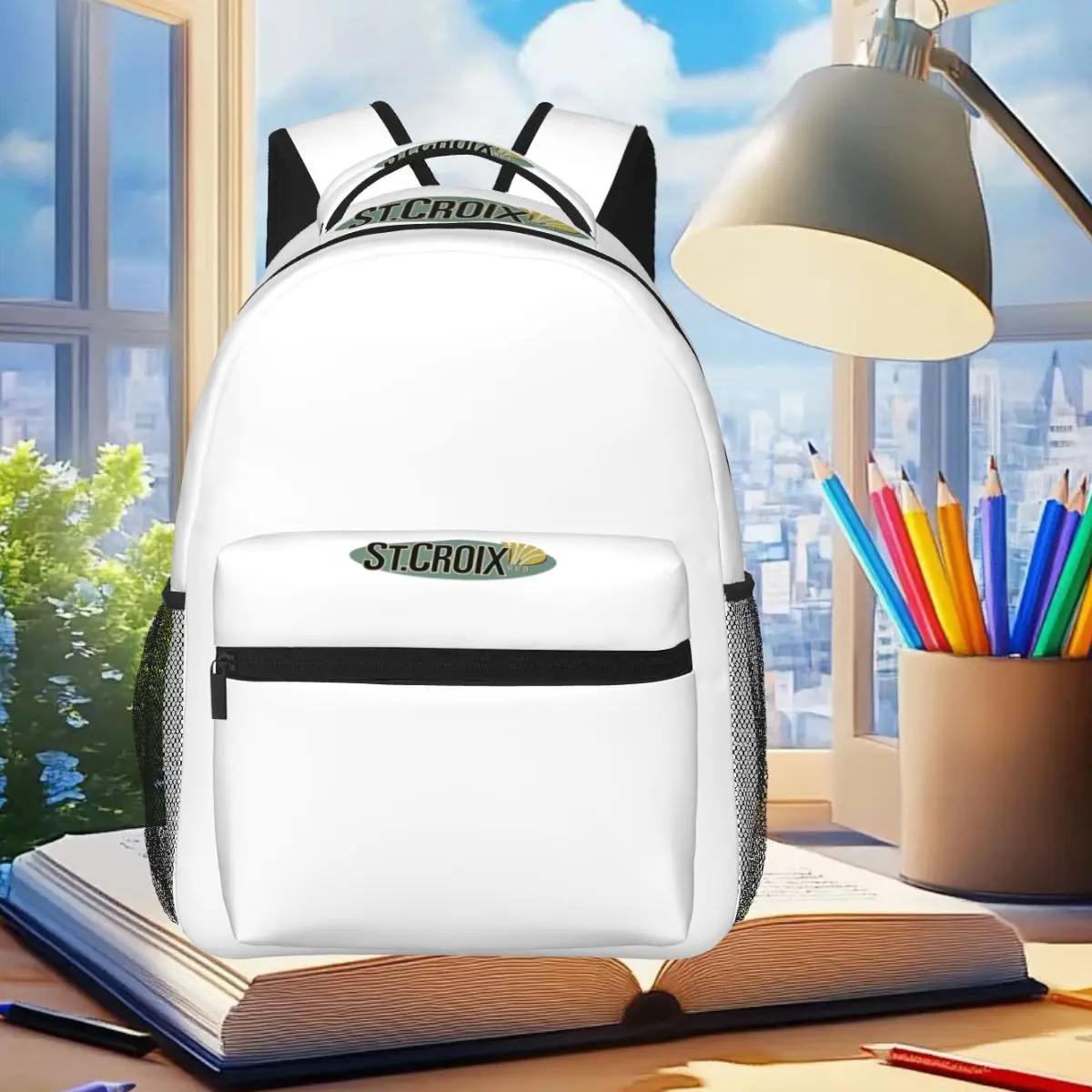 

Рюкзак Life Love St Croix Merch, студенческая сумка для книг для мальчиков и девочек, детская школьная сумка, сумки на плечо для ноутбука для мужчин и женщин