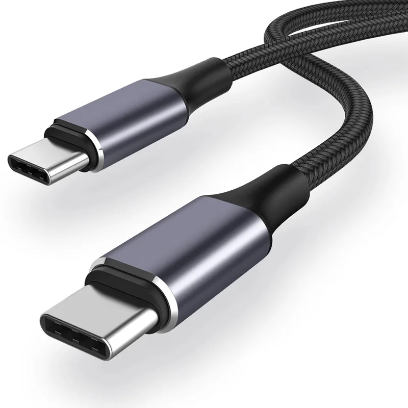 PD 고속 충전 USB 타입 C to C 케이블, 데이터 충전기, 짧은 와이어, 100W