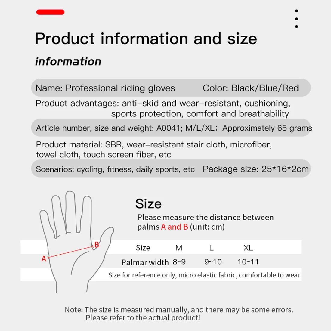 Autumn Winter MTB Cycling Long Finger Gloves Non-Slip Wear Shock Proof Breathable Touch Screen Bicycle Motorbike Gloves Men