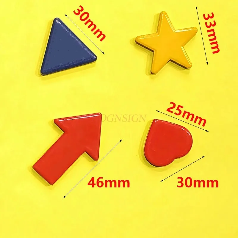 4pcs  Children's Fun Different Shapes Magnet Physics Experiment Science Teaching Tool Magnet
