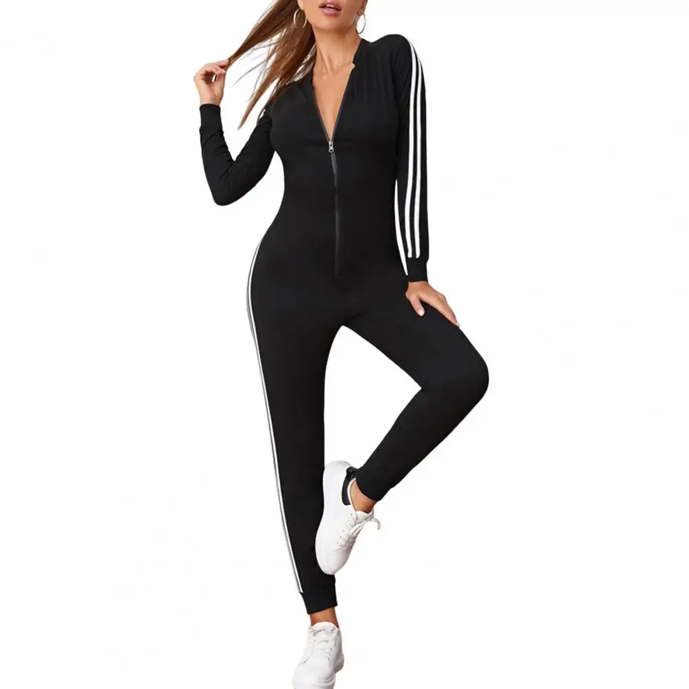 Women One-piece Shapewear Sculpting Yoga Jumpsuit with Zipper Closure Chest Support for Body Shaping Gym Outfit for Body