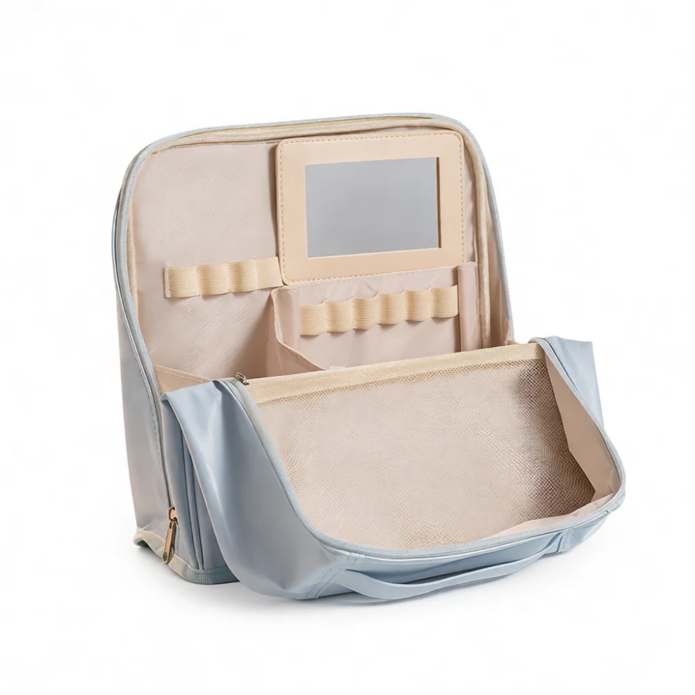 Multifunctional Travel Organizer Hanging Cosmetic Bag Waterproof Makeup Storage Pouch Compact Toiletry Kit For Personal