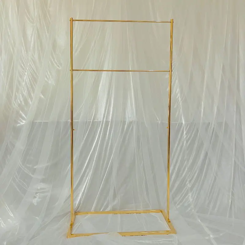 Imagem -06 - Metal Frame para Casamento Graduação Aniversário Loja Sinal de Boas Vindas Banner Shelf Flower Picture Stand Backdrop Prop Moldura Geométrica Pcs