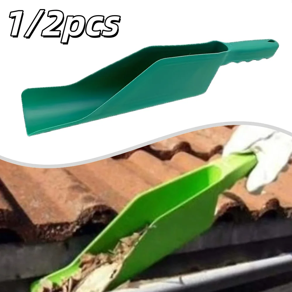 1/2pcs Getter Gutter Scoop Large Capacity Spade Home Garden Roof Leaf Gutter Cleaning Shovel Tool Multipurpose Dirt Debris Remov
