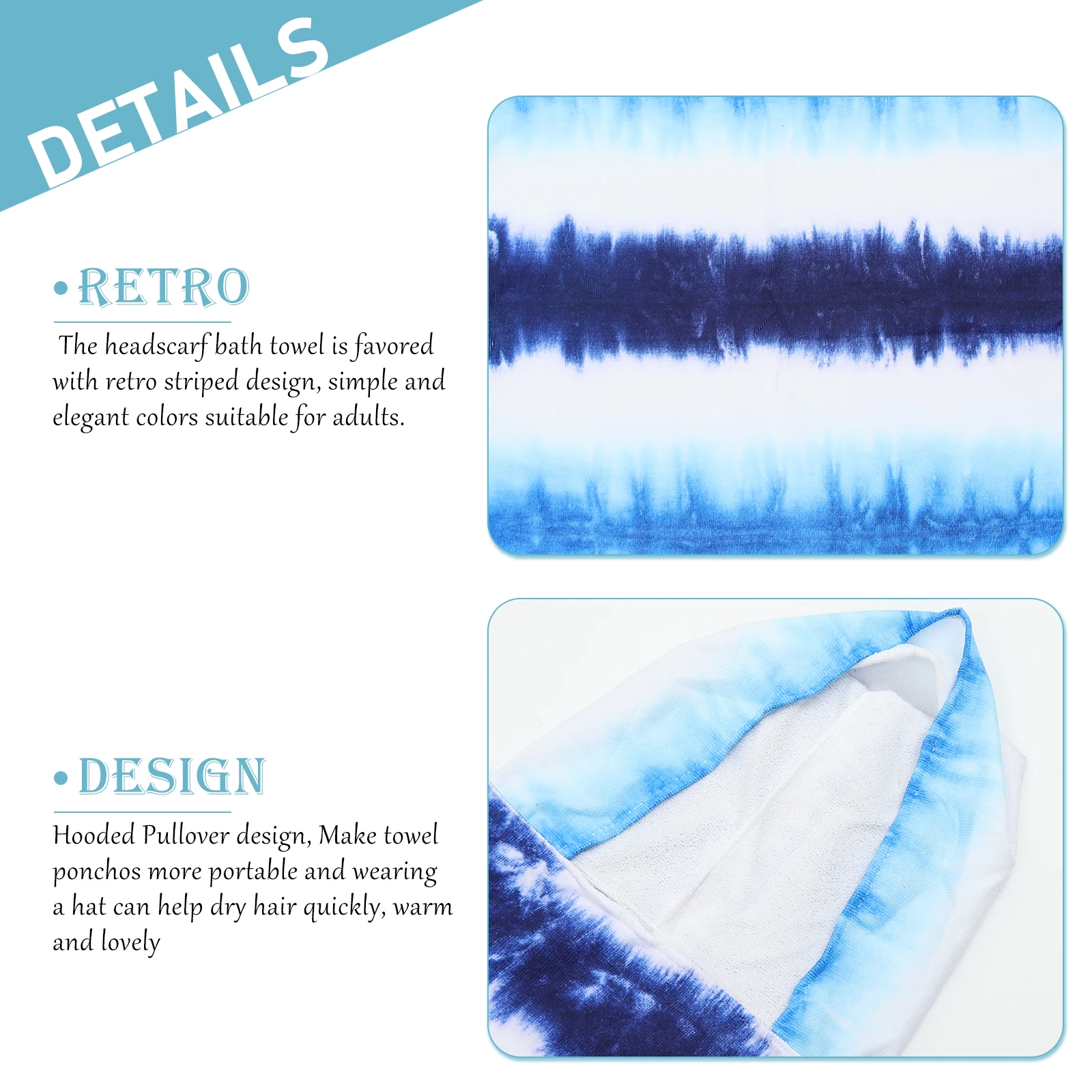 

Hooded Beach Portable Bath Towel Microfiber Quick dry Portable Bath Towels Oversized Print Gym Yoga Travel Summer