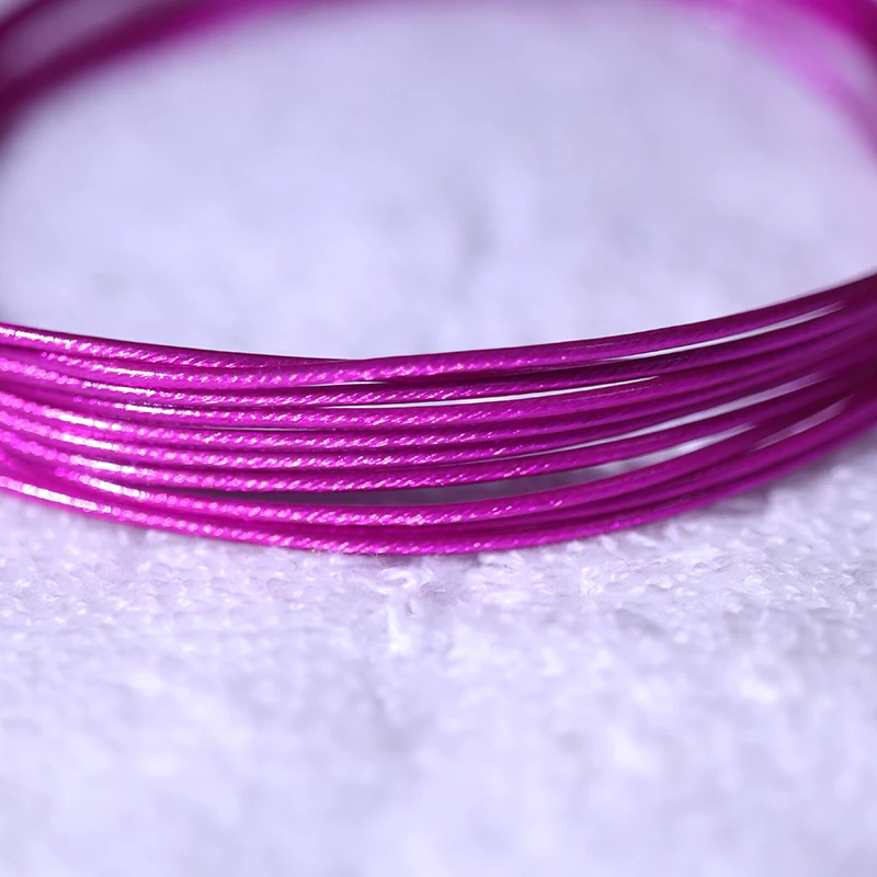 HAKUGEI Purple red. litz silver plated occ cable.DIY upgrade earphone cable, hifi, basic cable(Cable OD: 1.1mm