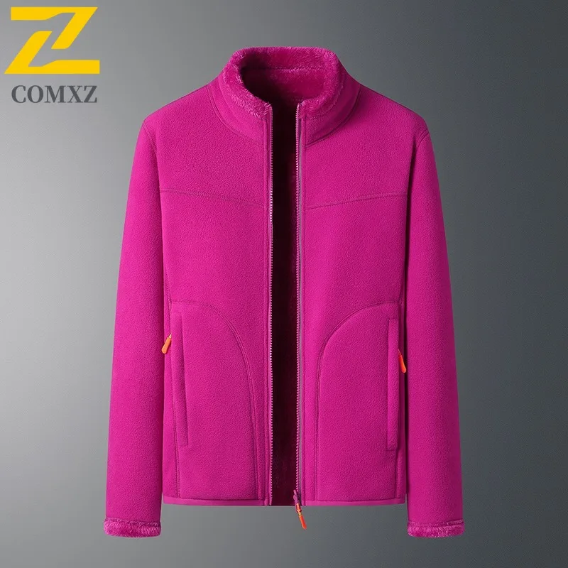 

COMXZ Luxury Men Jacket Office Commute Thick Warm Coat Stylish Stand Collar Design Journey Light Cozy Winter New Outerwear